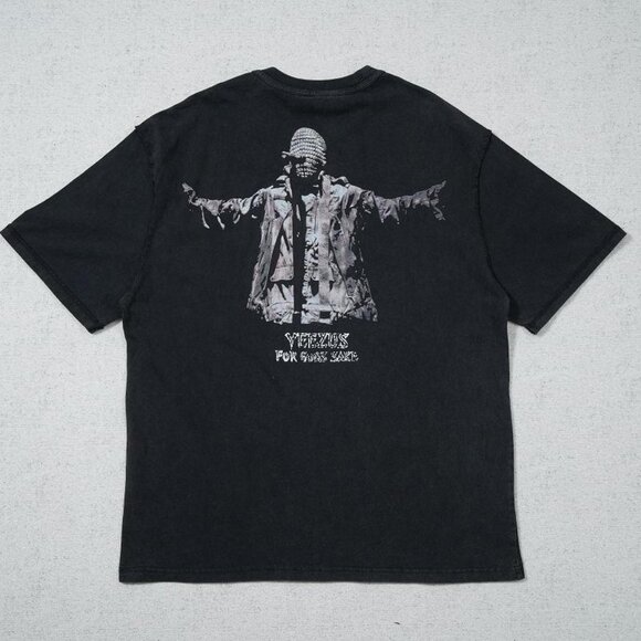 Kanye West Masked Rapper Print Short Sleeve